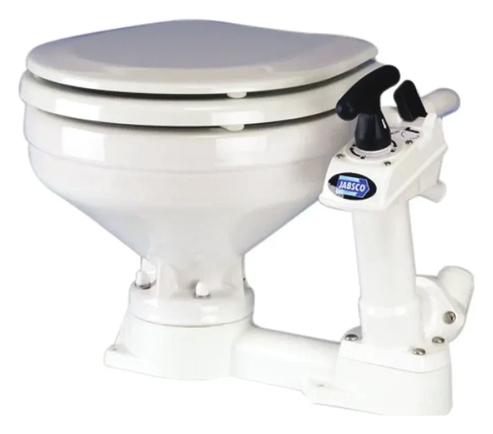 Jabsco manual marine toilet.