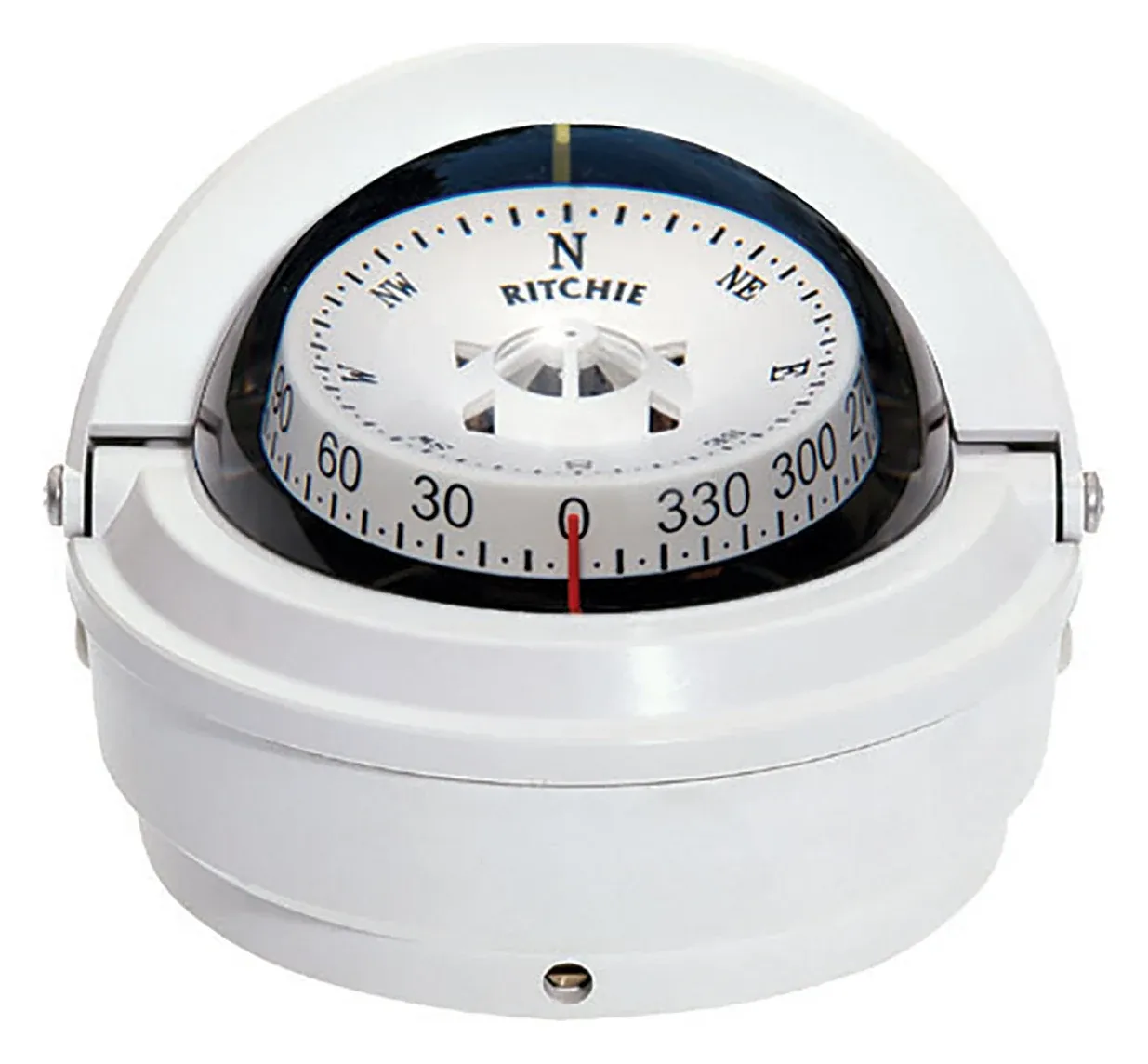 Ritchie surface-mount marine compass.