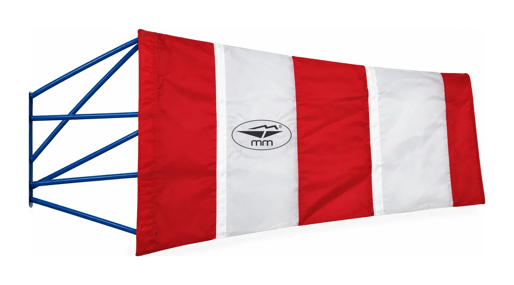 MM wind sock MMWS in red and white nylon