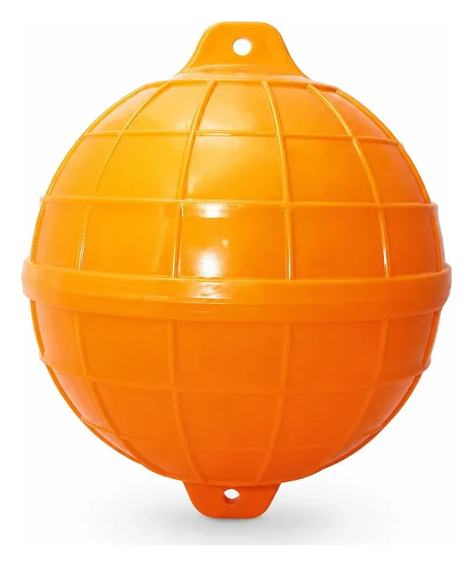 MM globe fishnet float with top and bottom eyelets