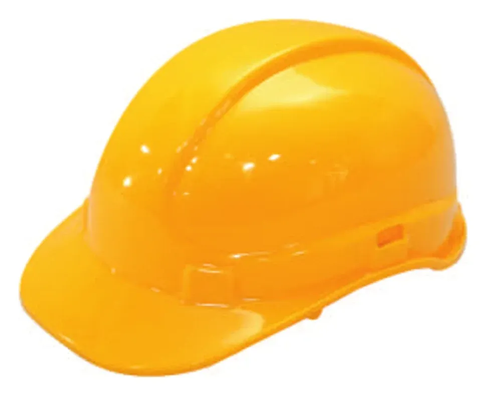 MM safety helmet CH02 without ventilation holes, yellow