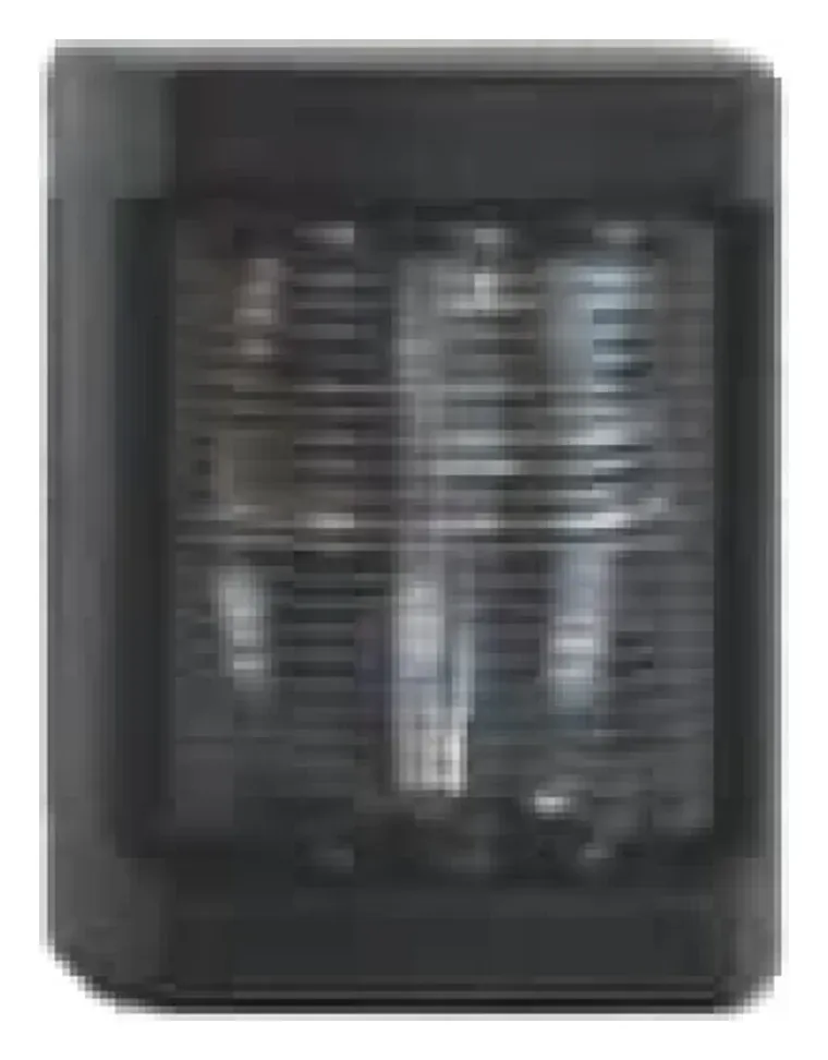 MM stern navigation light, white lens in a black housing