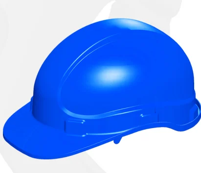 Blue MM safety helmet