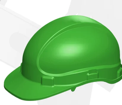 Green MM safety helmet